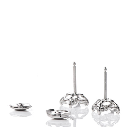 Tiffany Platinum Diamond .64ct Small Victoria Earrings 4 of 4