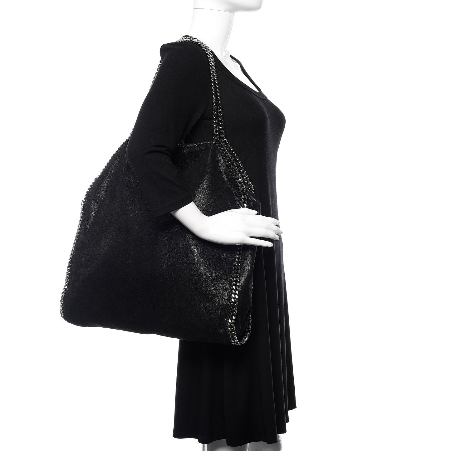 Shaggy Deer Big Falabella Tote Black