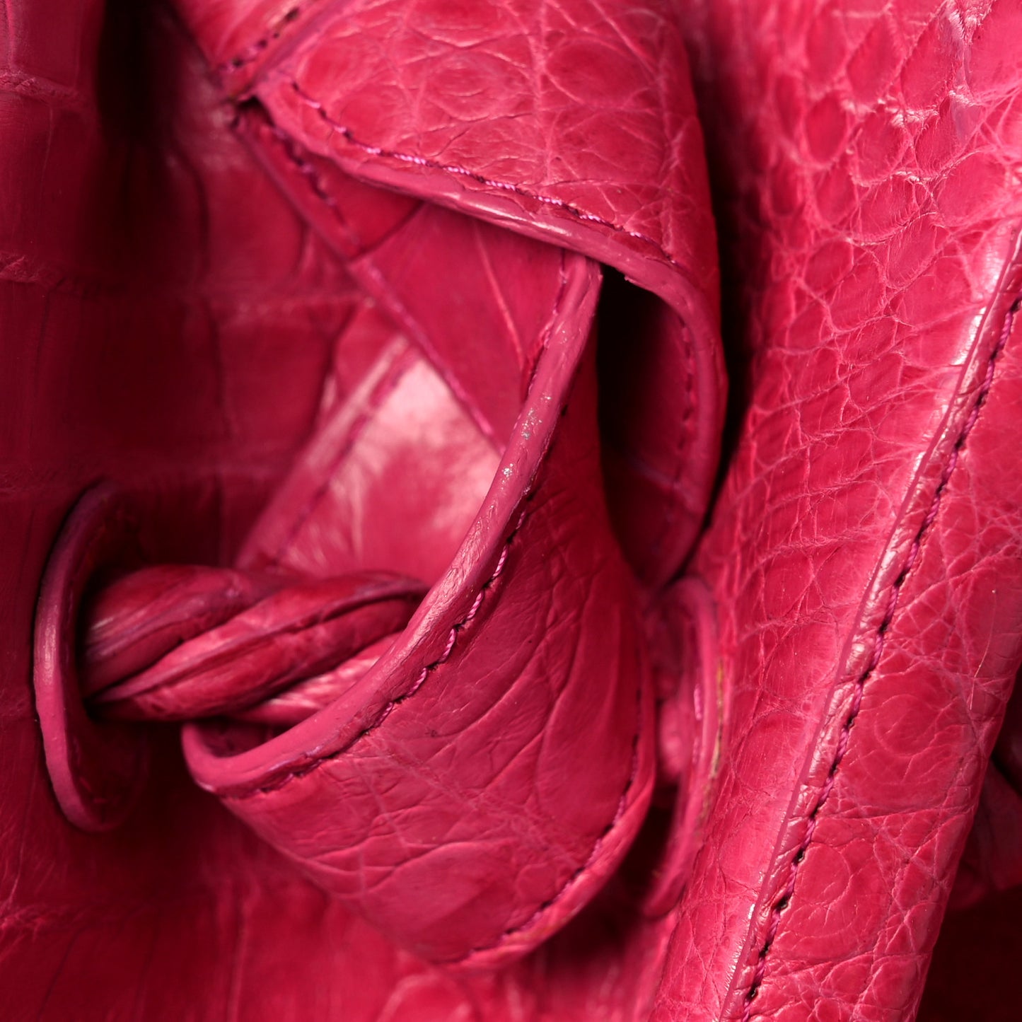 Crocodile Tote Pink