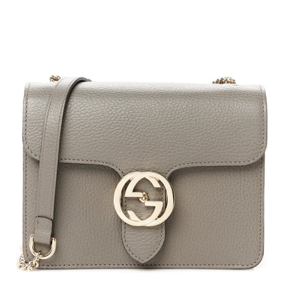 Gucci Dollar Calfskin Small Interlocking G Shoulder Bag Loess 1 of 11