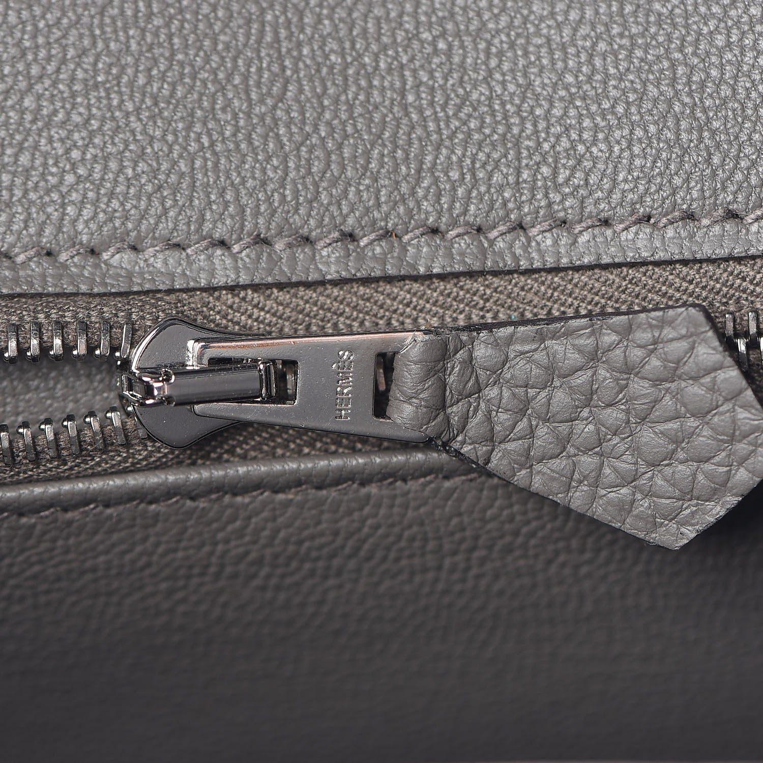 Hermes Togo Birkin 25 Etain 21 of 34