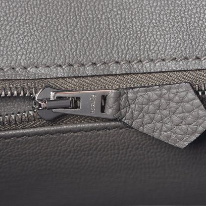 Hermes Togo Birkin 25 Etain 21 of 34