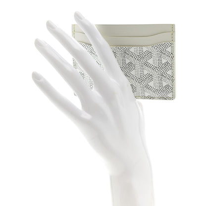 Goyard Goyardine Saint Sulpice Card Holder White 2 of 8