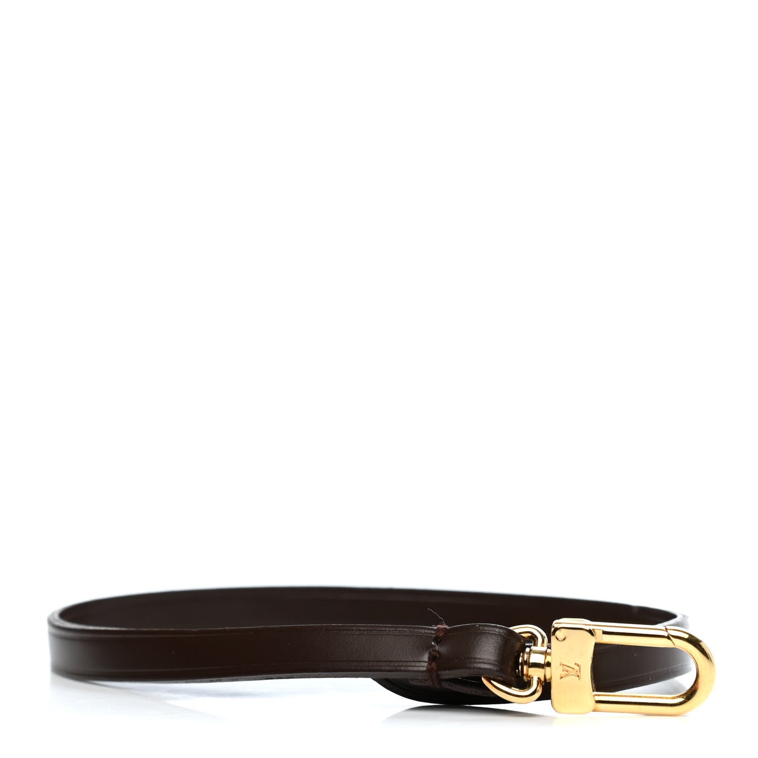 Louis Vuitton Calfskin Pochette Accessories Strap Brown 1 of 2