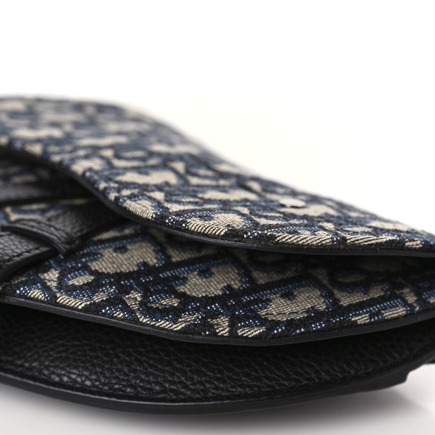 HOMME Oblique Saddle Belt Bag Blue
