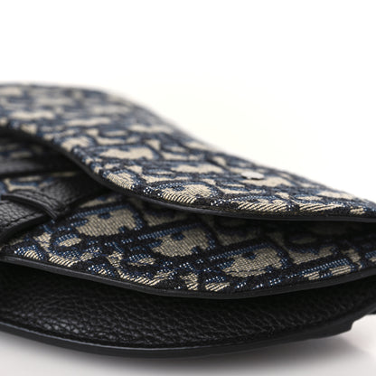 Christian Dior HOMME Oblique Saddle Belt Bag Blue 8 of 8