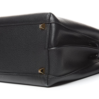 MCM Grained Calfskin Medium Milla Tote Black 11 of 11