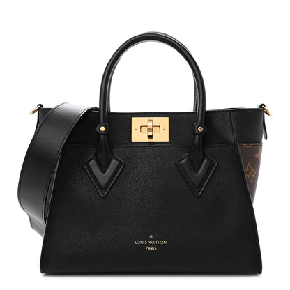 Louis Vuitton Calfskin Monogram On My Side PM Black 1 of 10