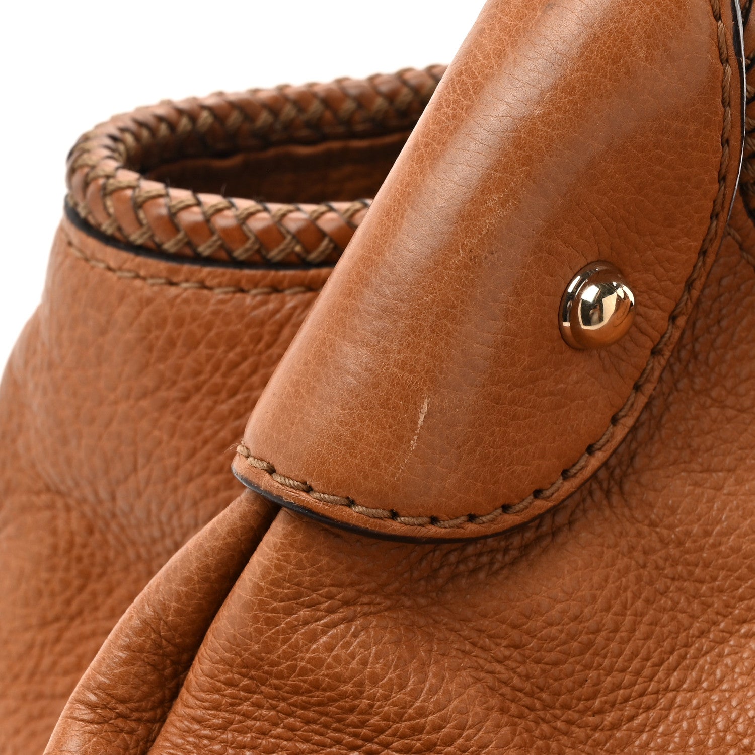 Gucci Pebbled Calfskin Medium Marrakech Shoulder Bag Camel 13 of 18