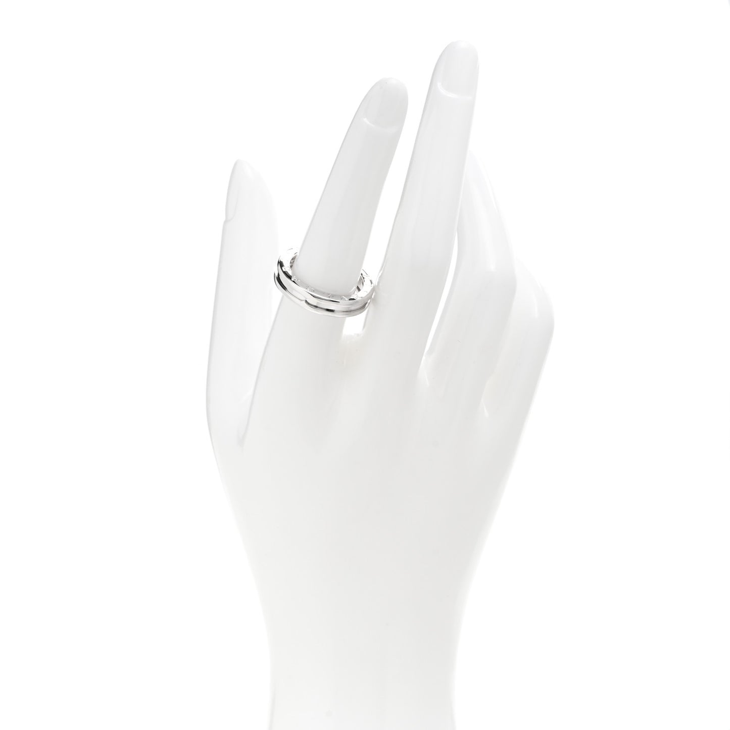 18K White Gold B.Zero1 One-Band Ring 55 7.25
