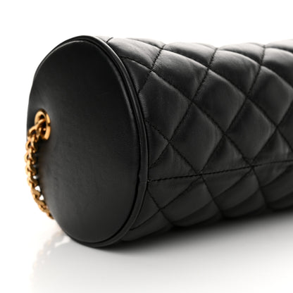 Versace Nappa Quilted Medusa Shoulder Bag Black 8 of 10