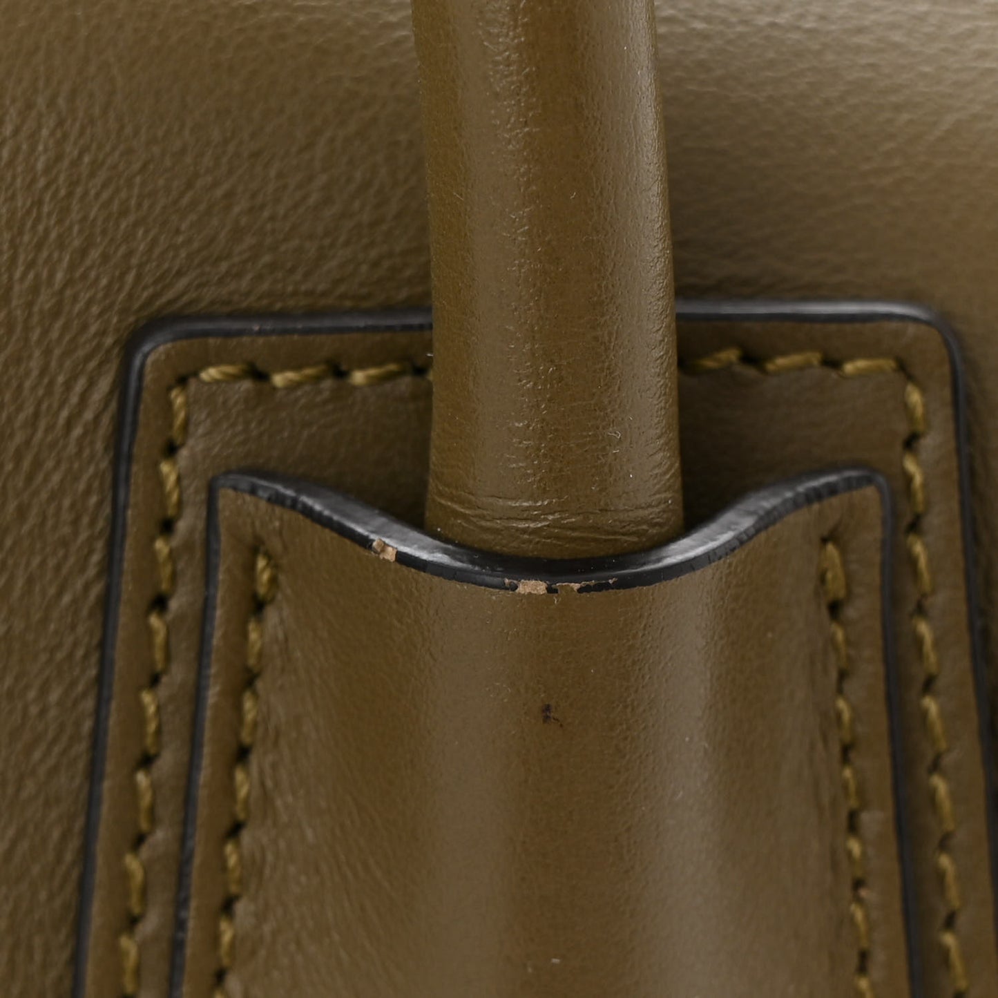 Smooth Calfskin Small Soft Antigona Dark Khaki