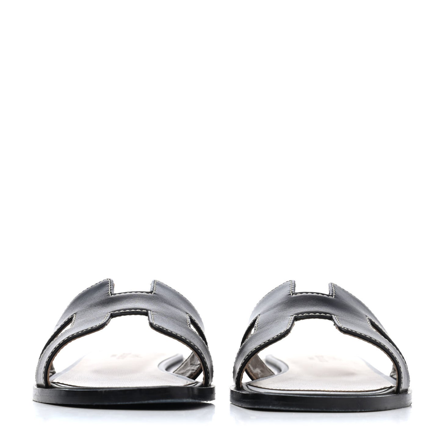 Box Calfskin Oran Sandals 35.5 Black