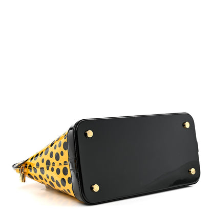 Louis Vuitton Vernis Kusama Infinity Dots Lockit MM Yellow 4 of 10