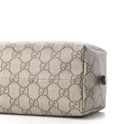 Gucci Soft GG Supreme Monogram Calfskin Medium Ophidia Cosmetic Case Beige Ebony New Acero 6 of 9