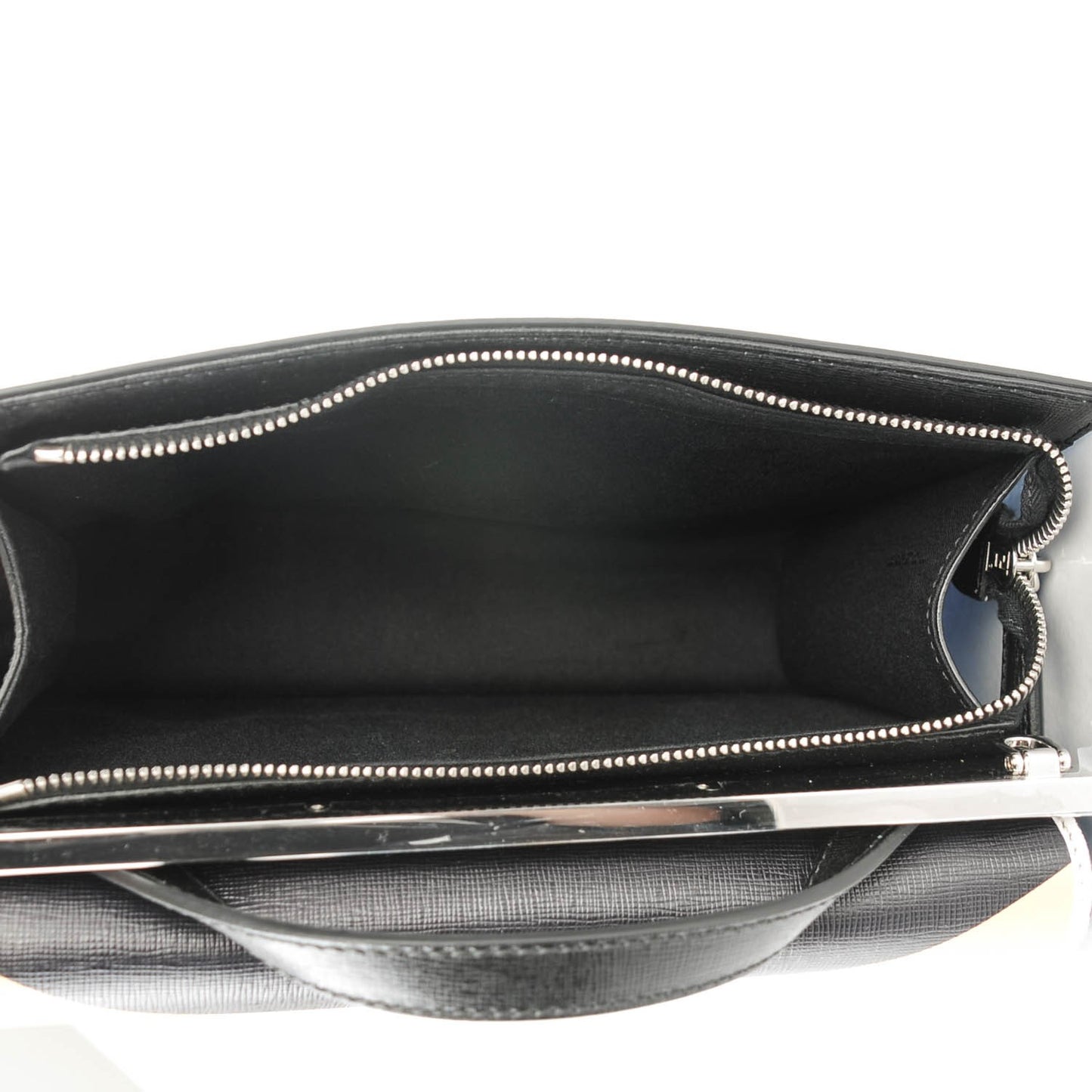 Vitello Elite QuTweet Mini Demi Jour Shoulder Bag Black Multicolor