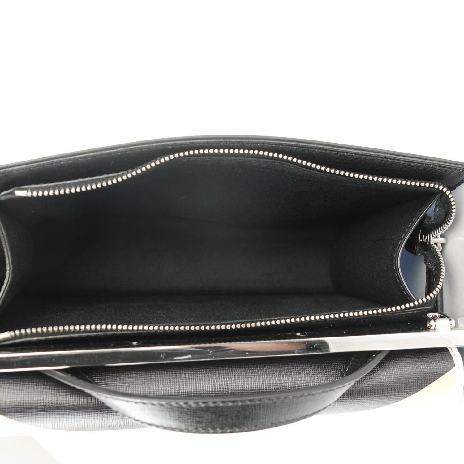 Fendi Vitello Elite QuTweet Mini Demi Jour Shoulder Bag Black Multicolor 5 of 6