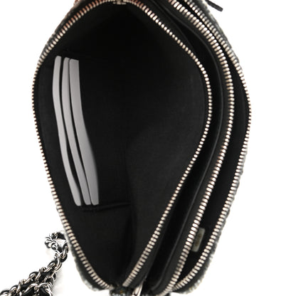 Chanel Canvas Small Deauville Clutch With Chain Charcoal 5 of 12