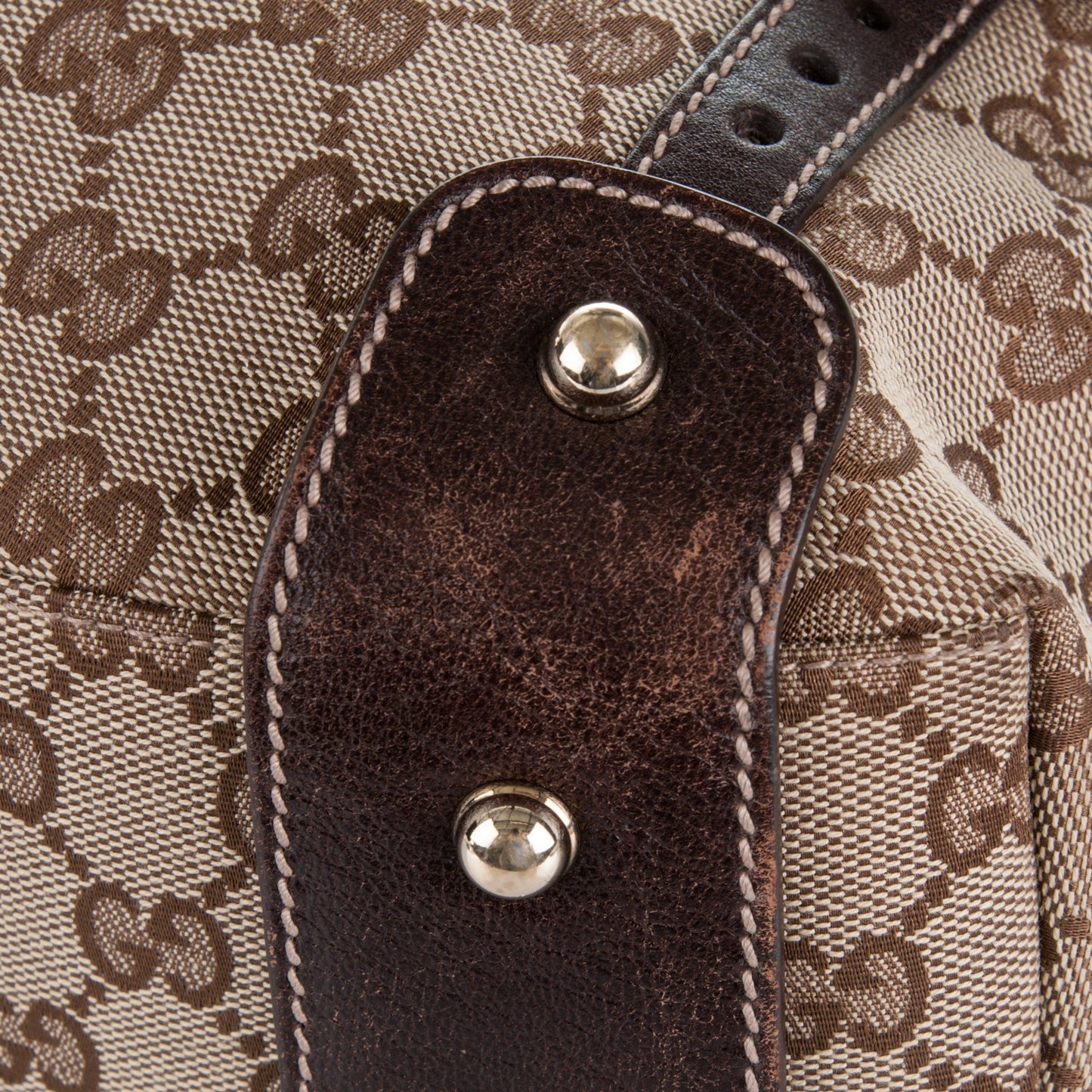 Monogram Small Pelham Shoulder Bag Dark Brown