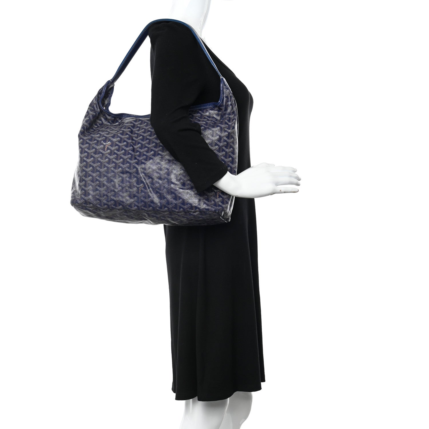 Goyard Goyardine Fidji Zip Hobo Navy 2 of 15