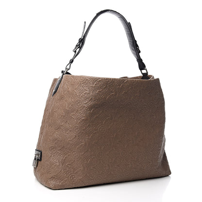 Louis Vuitton Monogram Lambskin Antheia Hobo GM Fumee 3 of 9