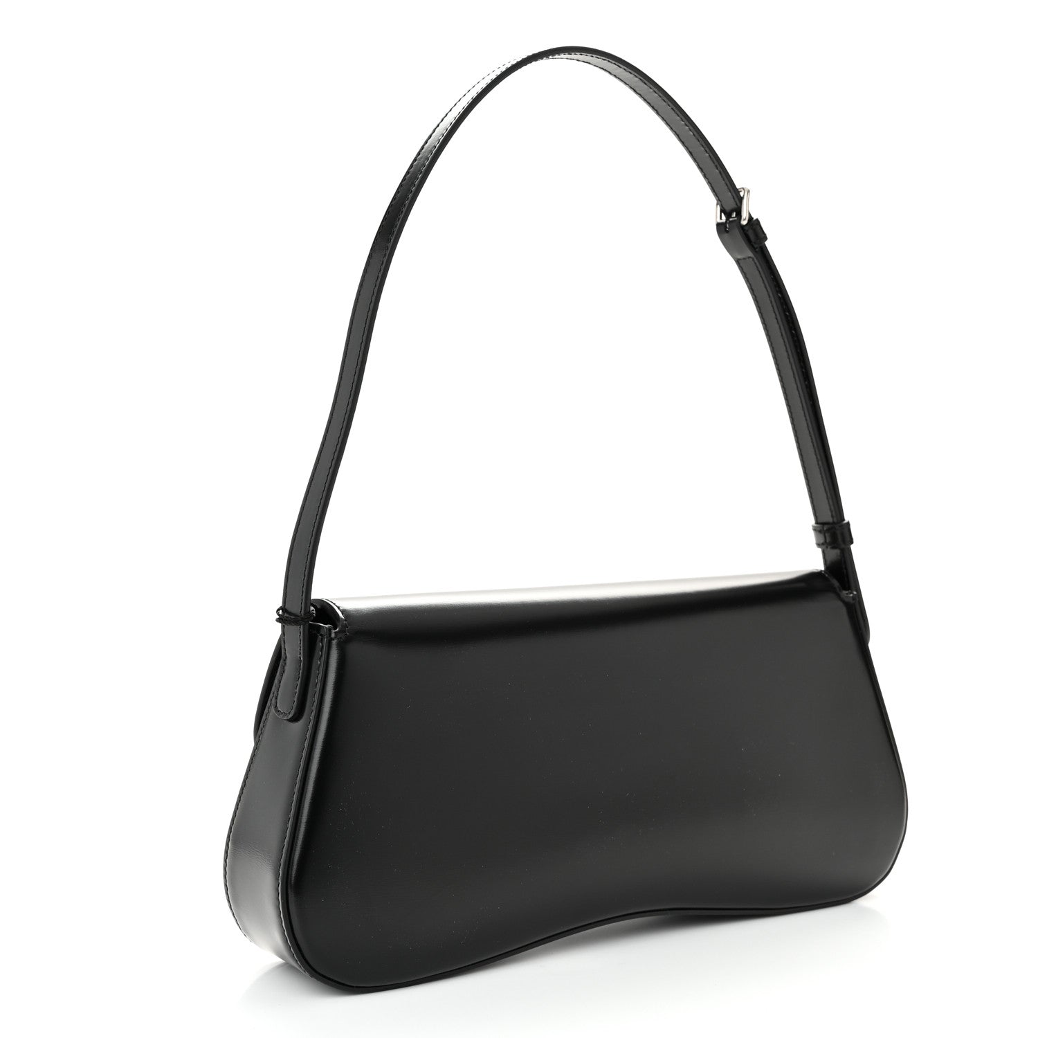 Celine Shiny Calfskin Medium Lola Bag Black 3 of 9