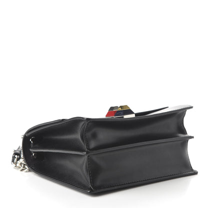 Fendi Vitello Liberty Studded Small Kan I Shoulder Bag Black Multicolor 4 of 10