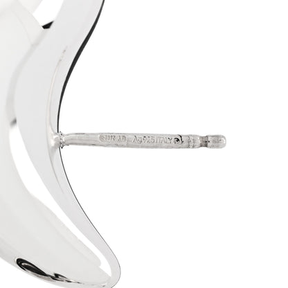 Bottega Veneta Sterling Silver Small Drop Earrings 4 of 6