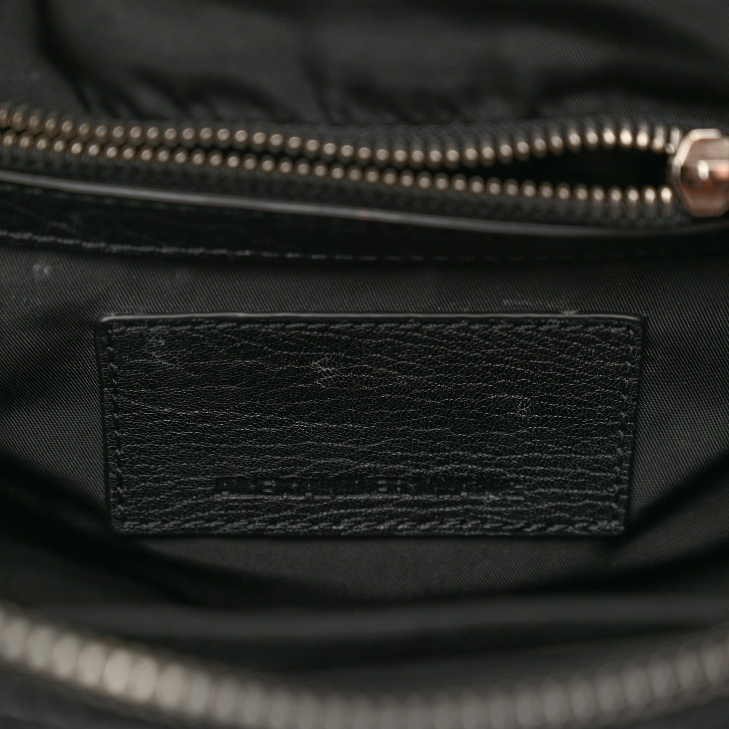 Pebbled Lambskin Mini Rockie Black Rhodium Hardware