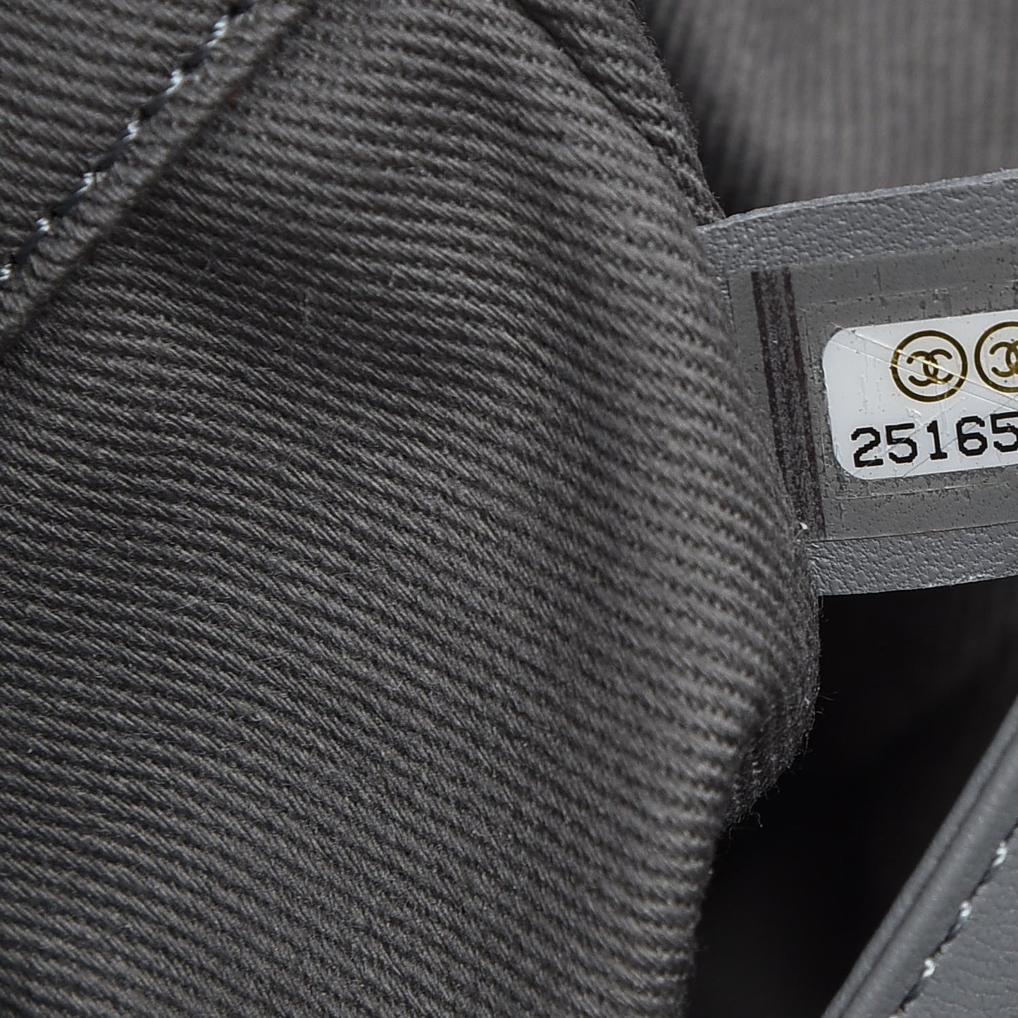 Canvas Large Deauville Tote Grey