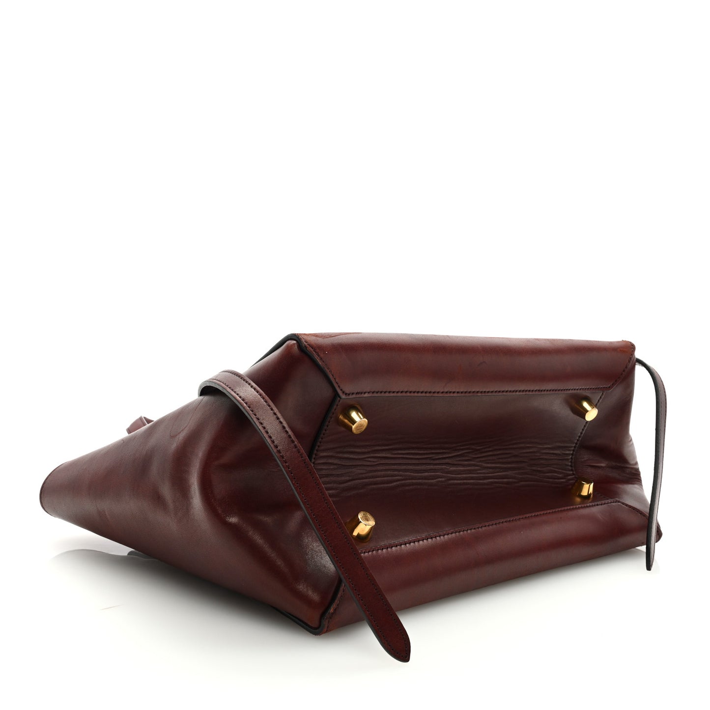 Smooth Calfskin Mini Belt Bag Burgundy