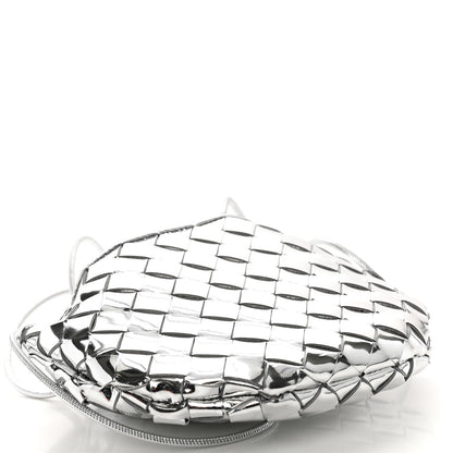 Bottega Veneta Mirror Laminated Nappa Intrecciato Mini Sardine Bag Silver 4 of 9