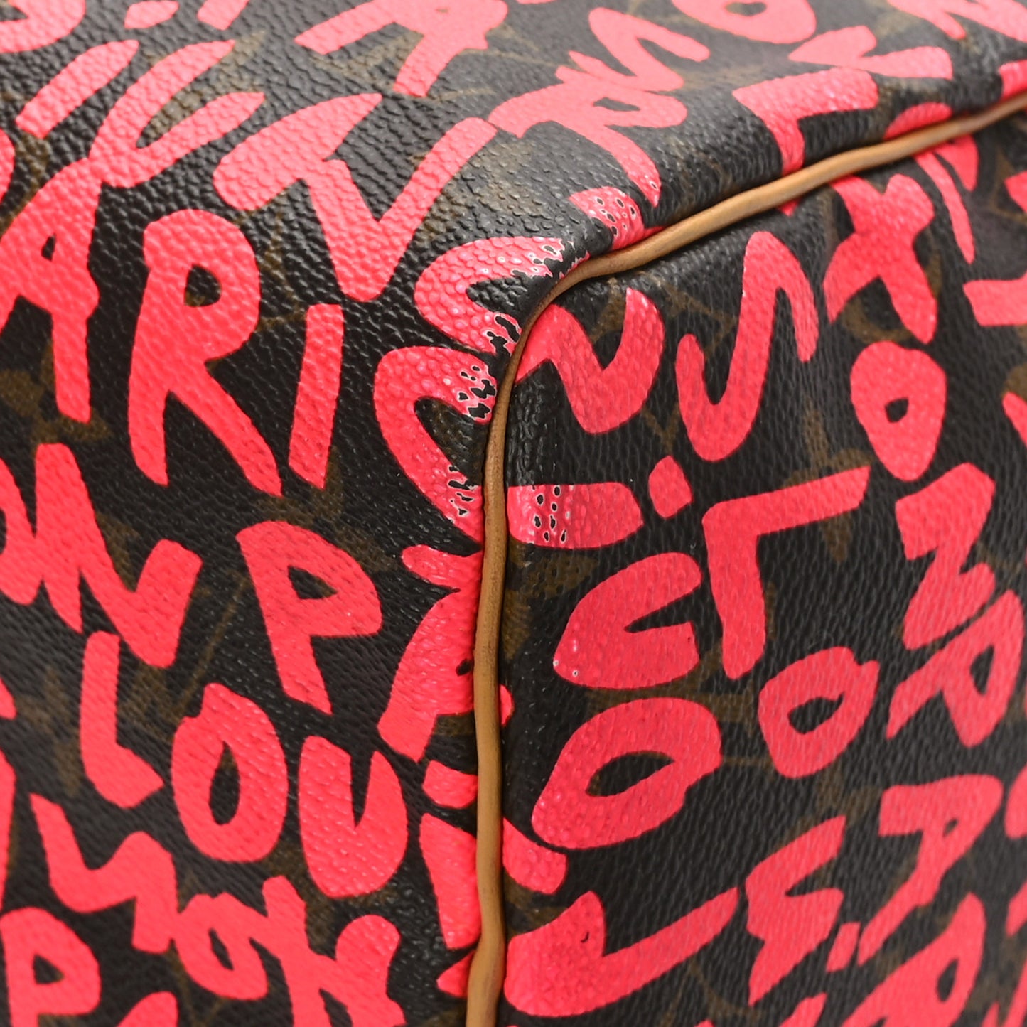 Monogram Graffiti Speedy 30 Fuchsia