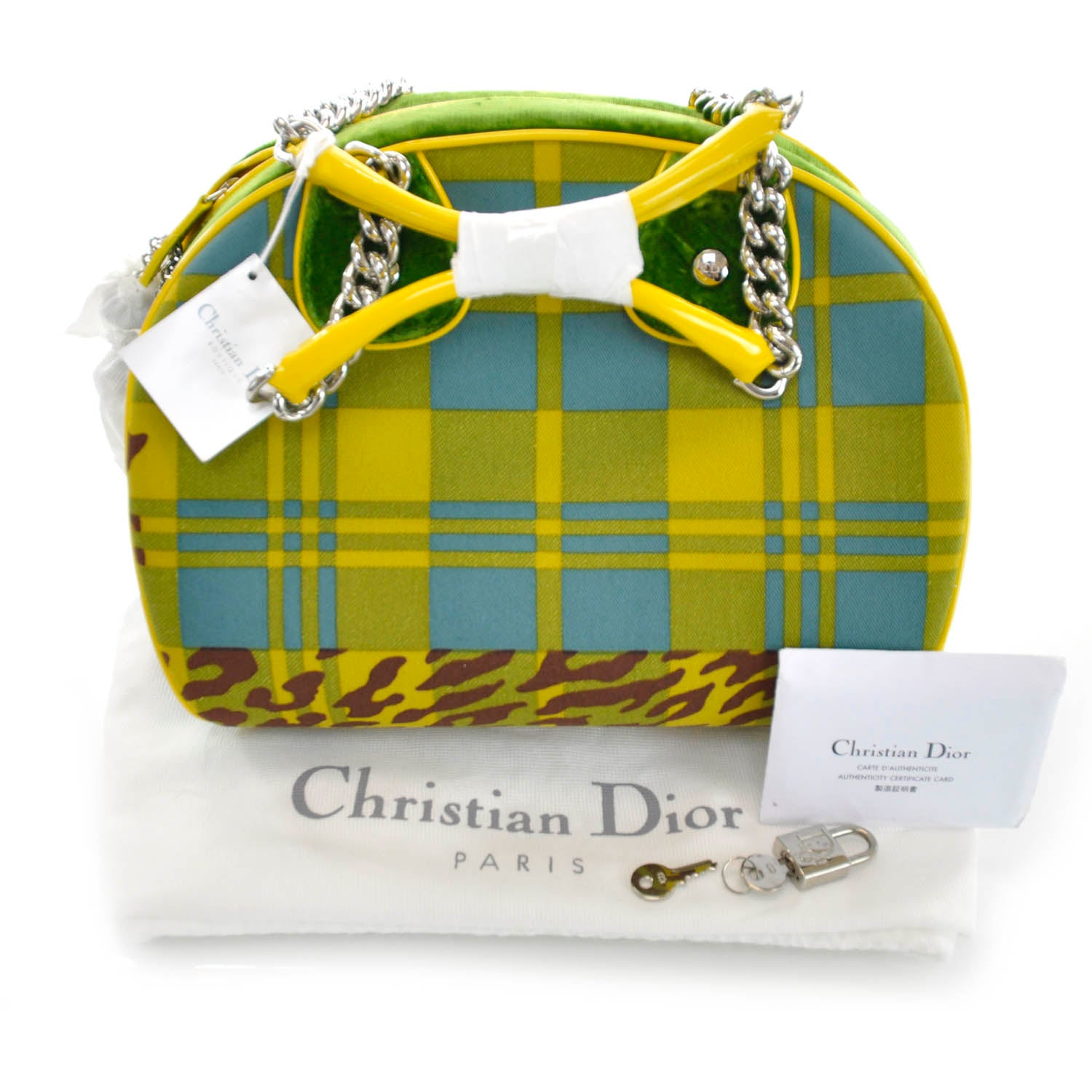 Christian Dior Leopard Gambler Dice Bowler 3 of 11