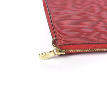 Louis Vuitton Epi Pochette Accessories 24 Castillan Red 11 of 12