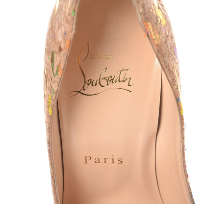 Christian Louboutin Liege Lame Decoltish 100 Pumps 36 Multicolor 7 of 7