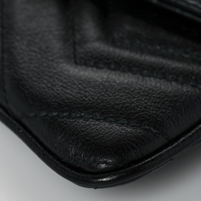 Gucci Calfskin Matelasse GG Marmont 2.0 Multi Belt Bag 85 34 Black 23 of 27