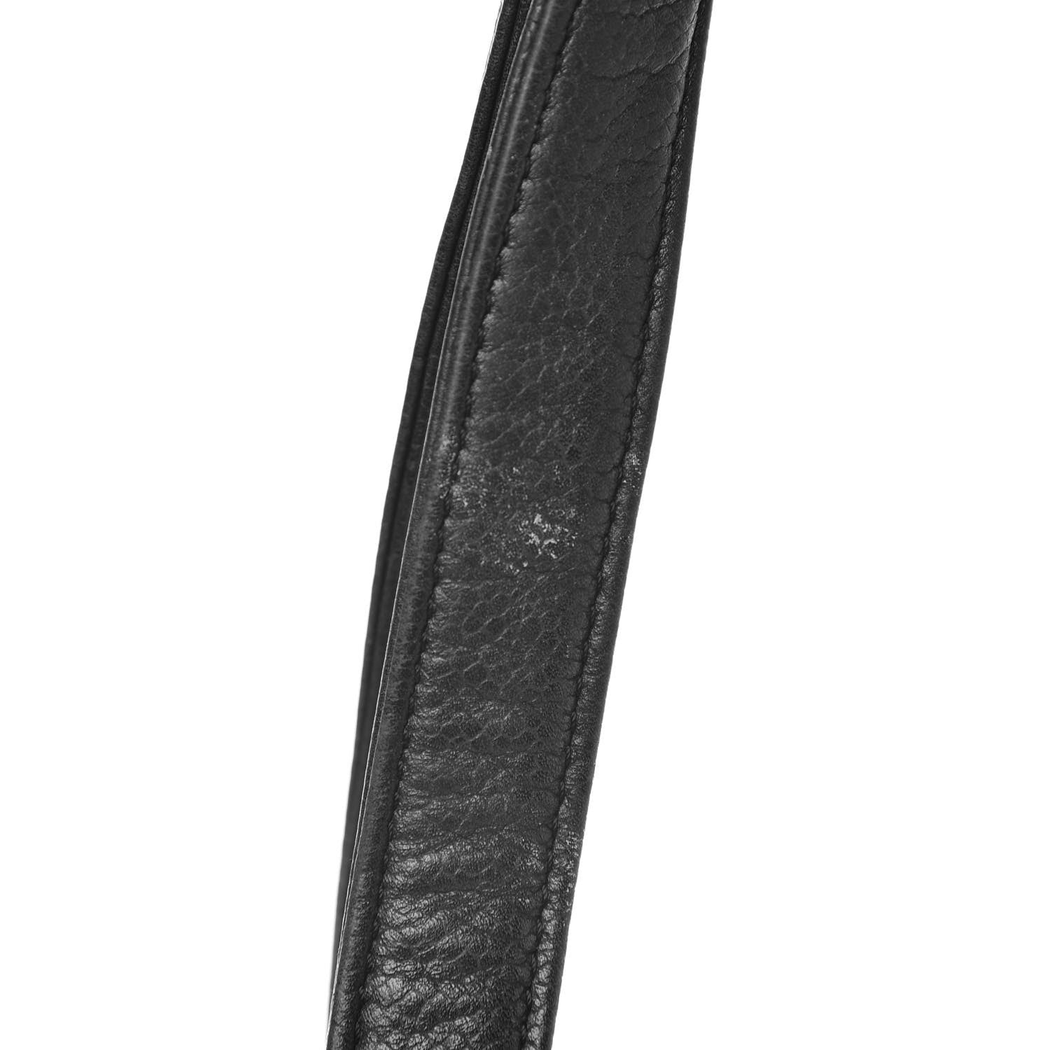 Chanel Caviar Square Stitched Bowler Black 16 of 20