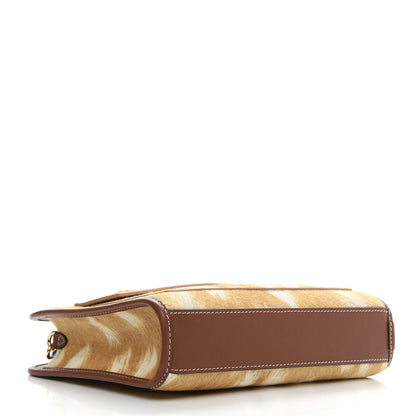 Burberry Calf Hair Deer Print Mini Pocket Bag Beige 4 of 8