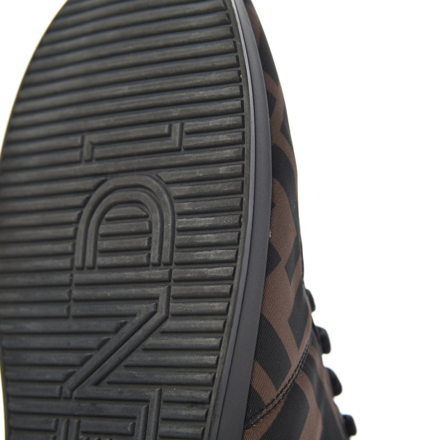 Nylon FF Reloaded High Top Sneakers 39.5 Tobacco Black