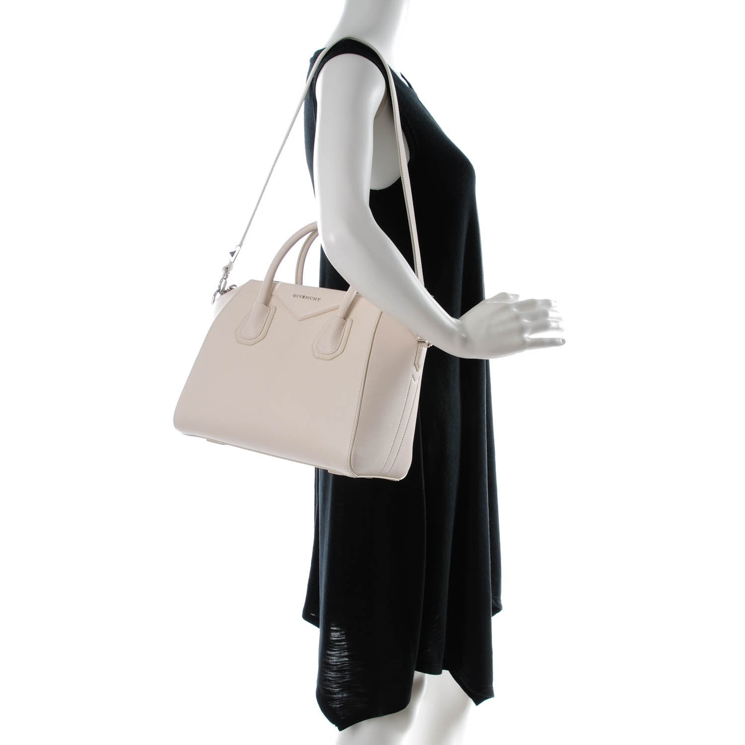 Givenchy Sugar Goatskin Small Antigona Ivory 2 of 7