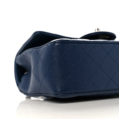 Chanel Caviar Quilted Mini Rectangular Flap Navy 8 of 9