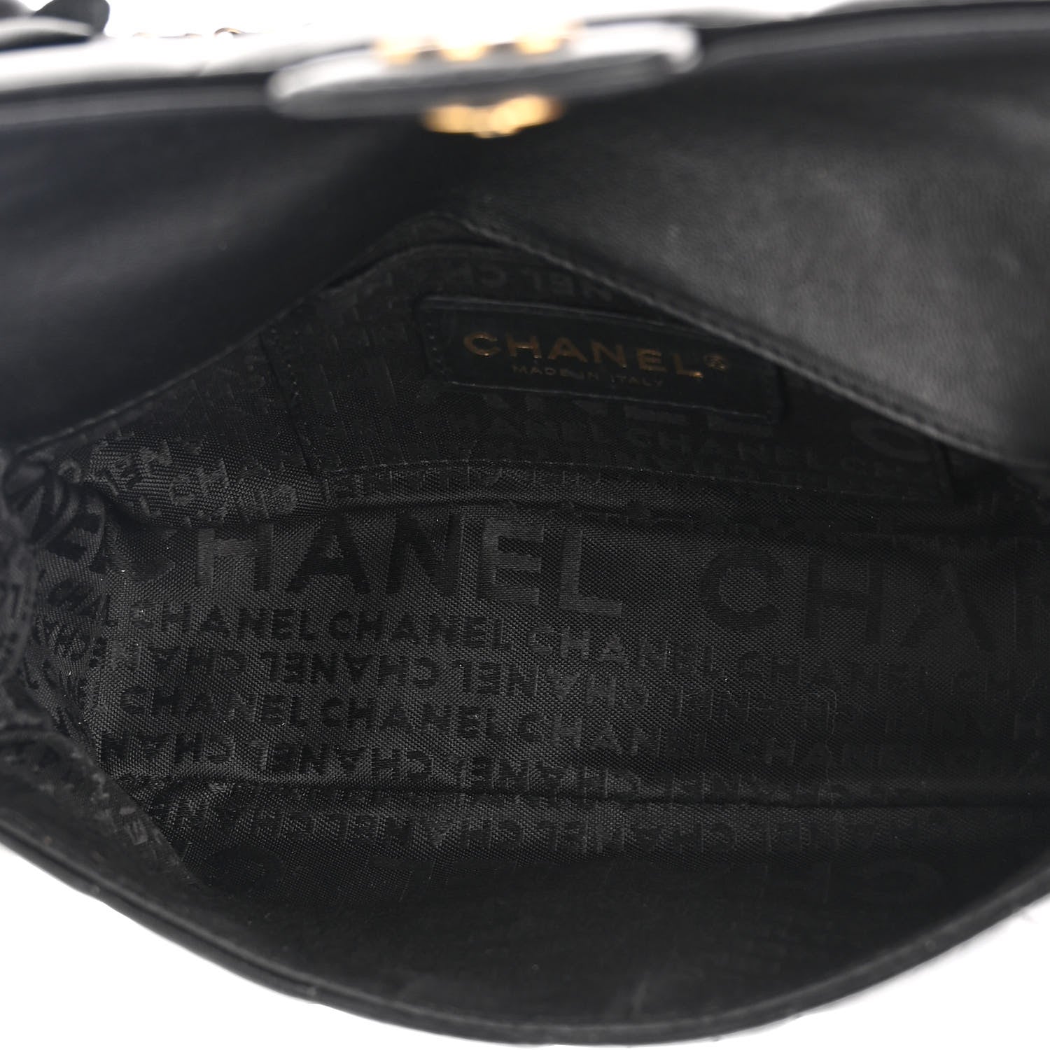 Chanel Lambskin Quilted Mini Chocolate Bar Camellia Flap Black 5 of 11
