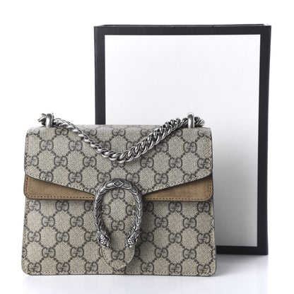 Gucci GG Supreme Monogram Mini Dionysus Shoulder Bag Taupe 11 of 11
