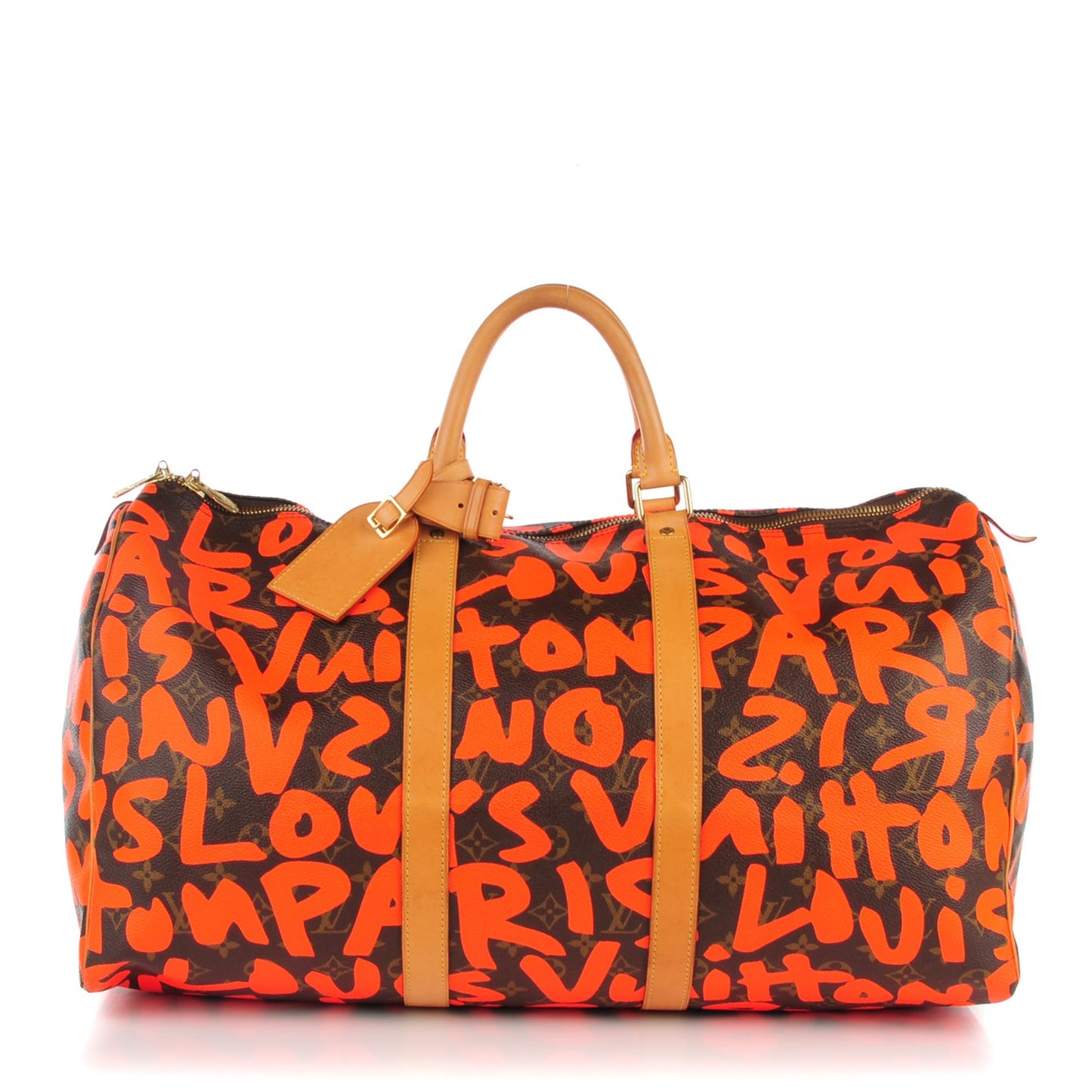 Monogram Graffiti Keepall 50 Orange