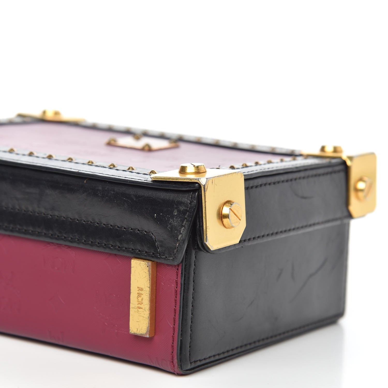 MCM Odeon Calfskin Small Berlin Crossbody Purple 11 of 11
