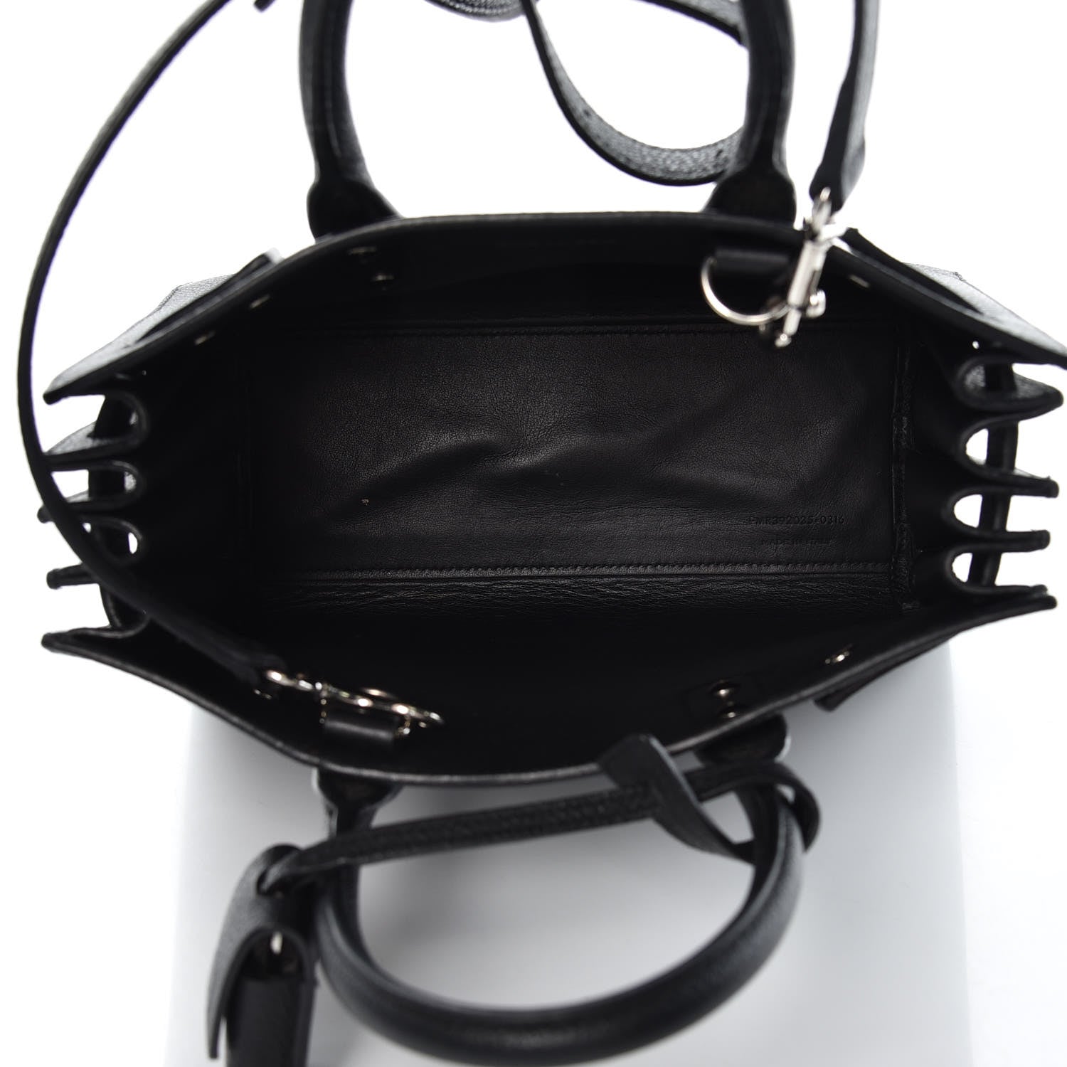 Saint Laurent Grained Calfskin Nano Sac De Jour Black 5 of 16