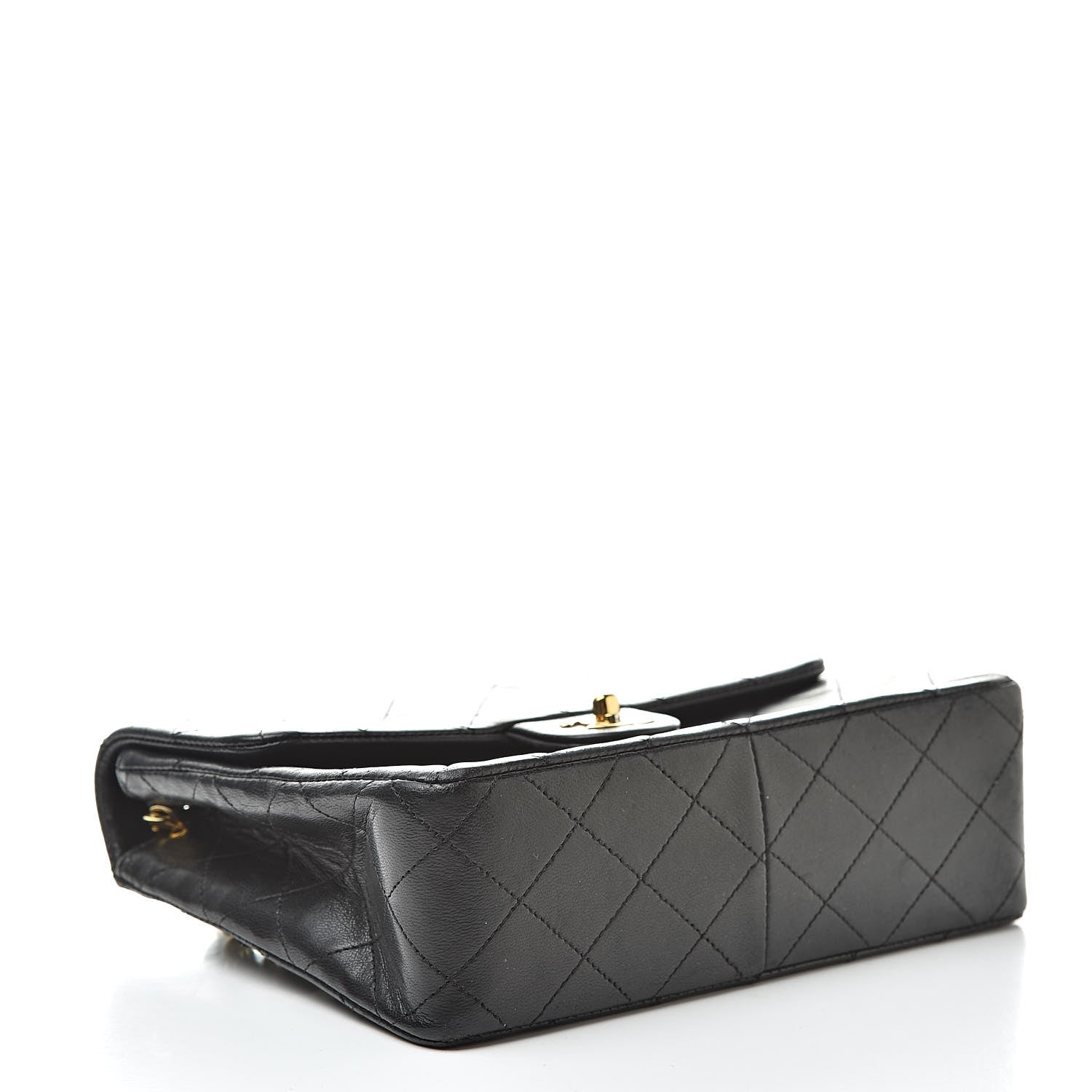 Chanel Lambskin Quilted Mini Square Flap Bag Black 4 of 15