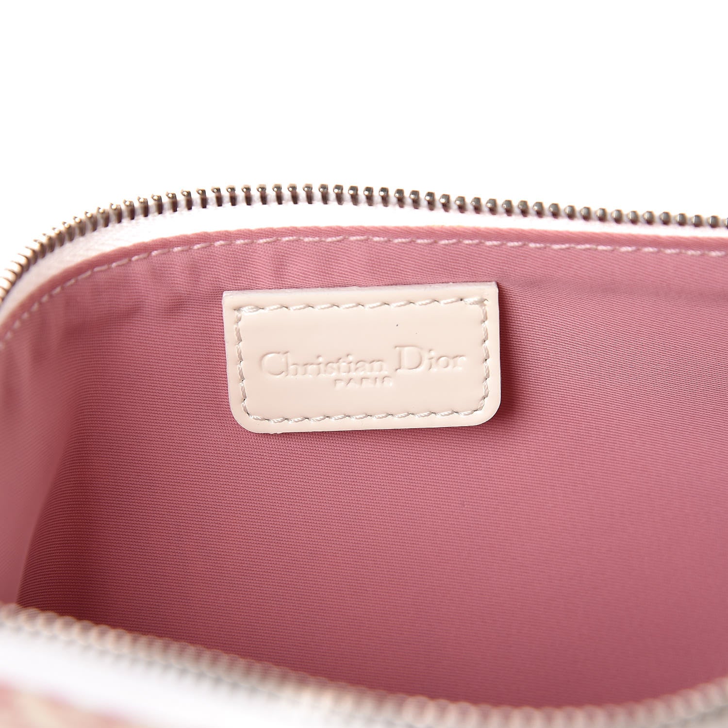 Christian Dior Monogram Mini Saddle Pochette Pink 6 of 9