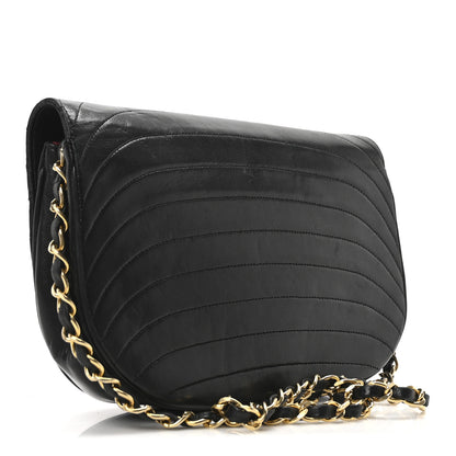 Chanel Lambskin Horizontal Quilted Small Single Flap Black 3 of 10